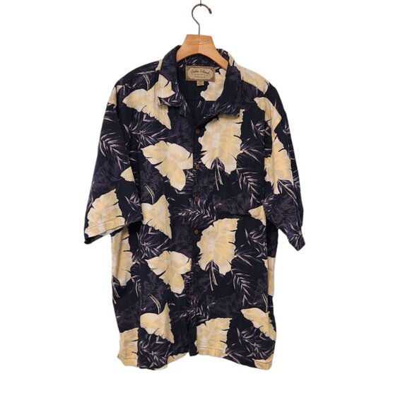 Palm Island Hawaiian Shirt Short Sleeve Button Up Floral Tropical Mens XXL EUC - Picture 1 of 8